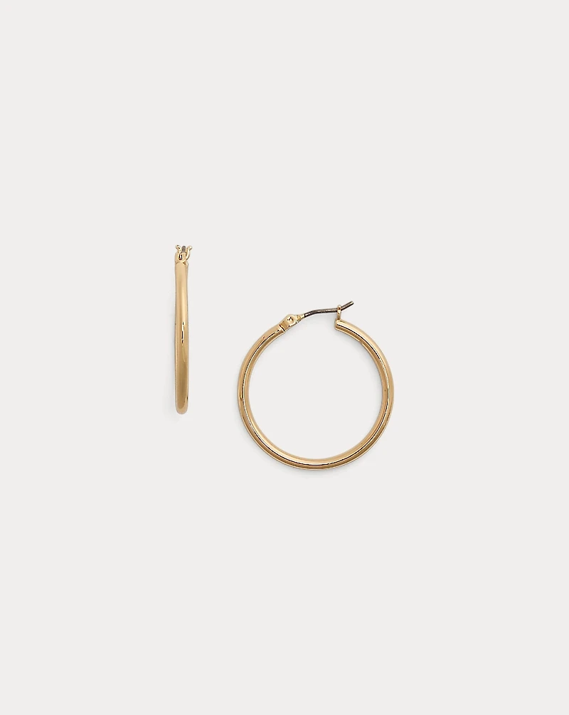 Gold-Tone Hoop Earrings