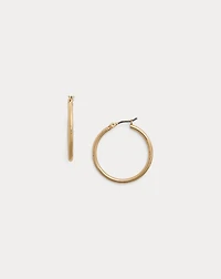 Gold-Tone Hoop Earrings