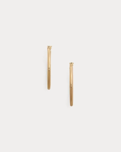Gold-Tone Hoop Earrings