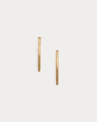 Gold-Tone Hoop Earrings