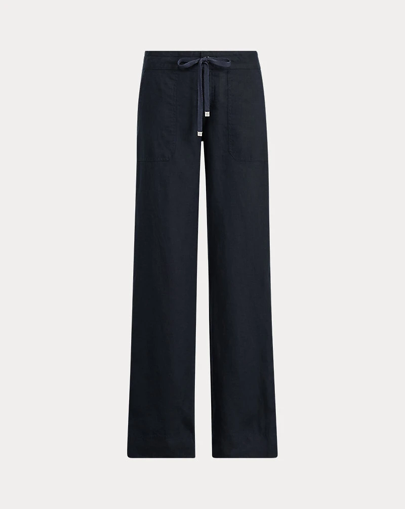 Linen Wide-Leg Pant