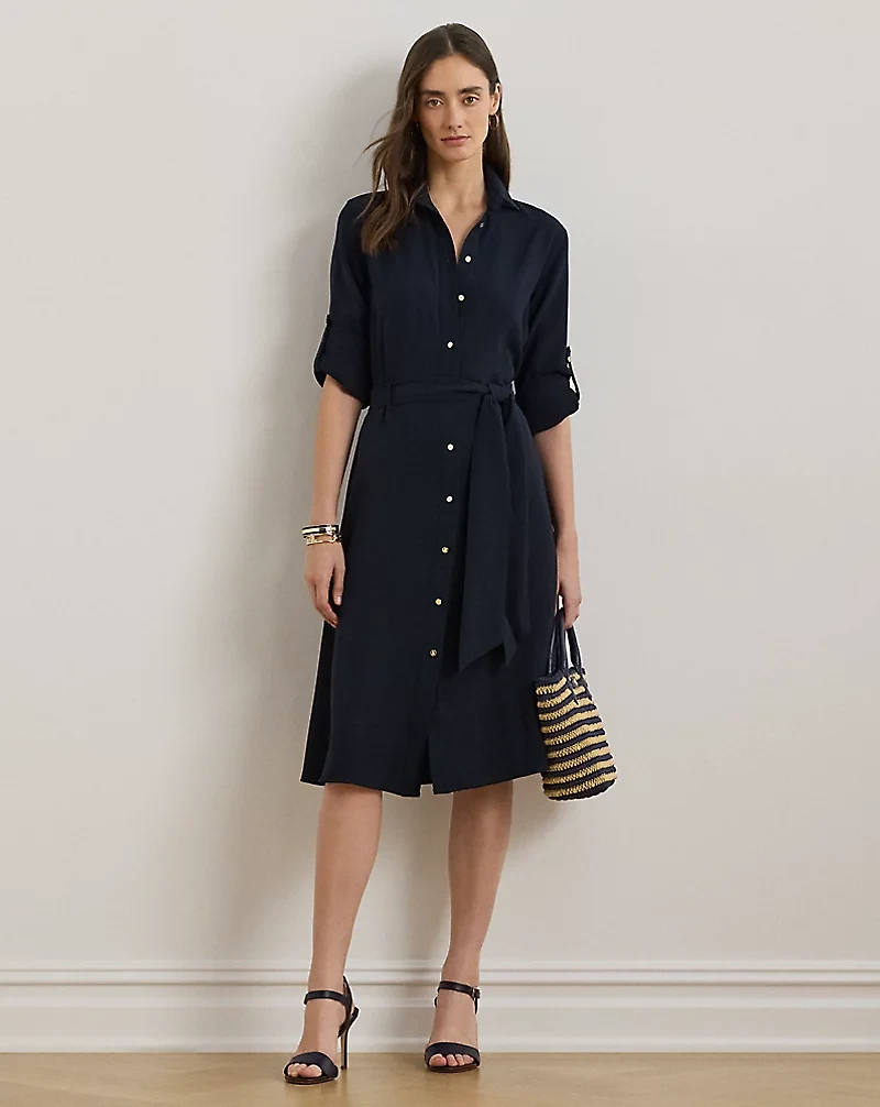 Fit-and-Flare Shirtdress