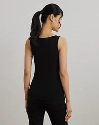 Stretch Cotton Tank Top