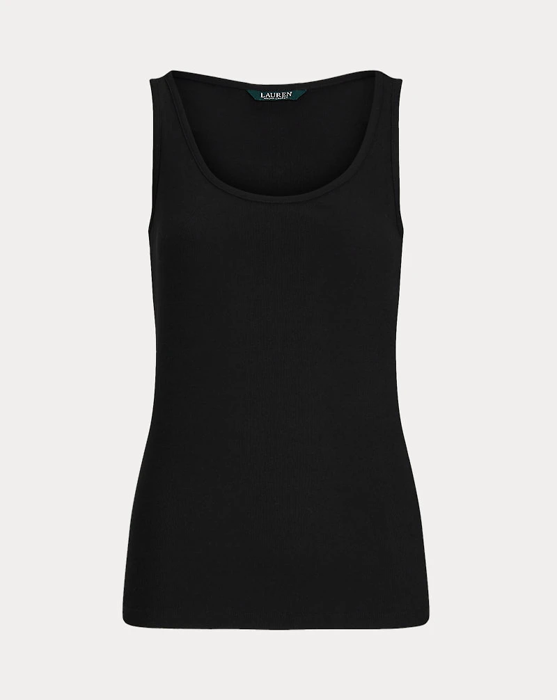 Stretch Cotton Tank Top