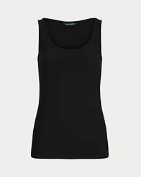 Stretch Cotton Tank Top