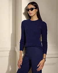 Cable-Knit Cashmere Sweater
