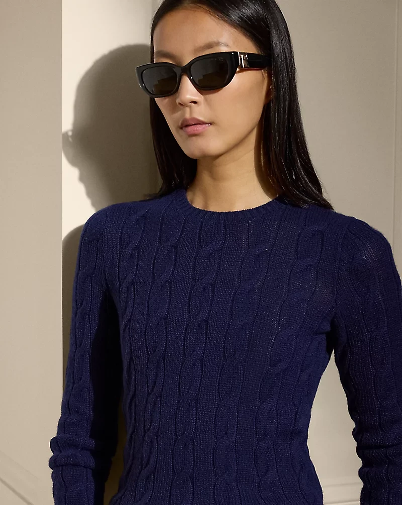 Cable-Knit Cashmere Sweater