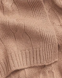 Cable Cashmere Scarf