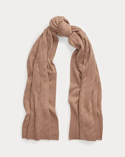 Cable Cashmere Scarf
