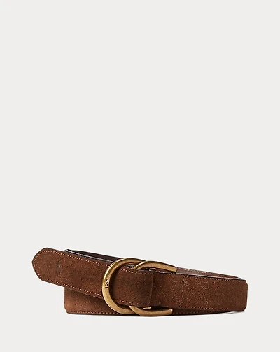 Suede D-Ring Belt