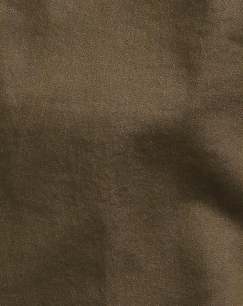 Stretch Straight Fit Washed Chino Pant