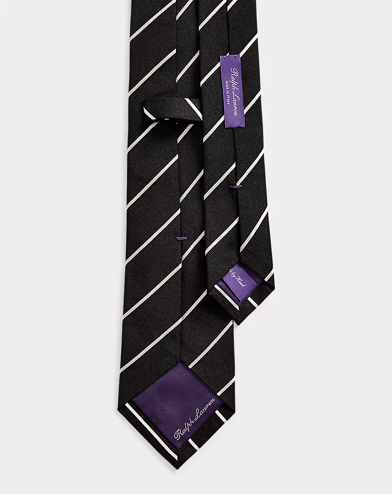 Striped Silk Faille Tie