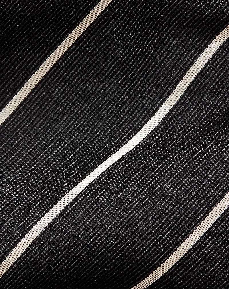 Striped Silk Faille Tie