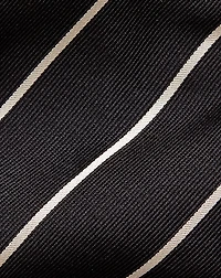 Striped Silk Faille Tie
