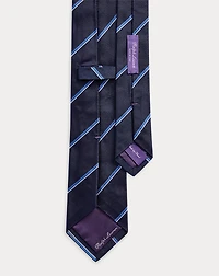 Striped Silk Repp Tie