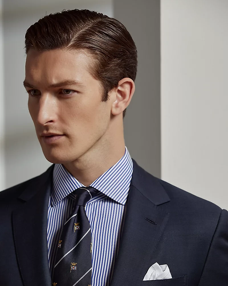 Gregory Hand-Tailored Sharkskin Suit