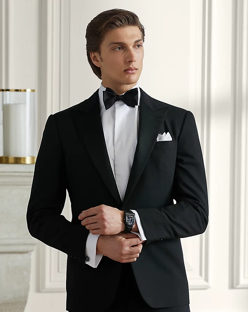Gregory Hand-Tailored Wool Peak Tuxedo
