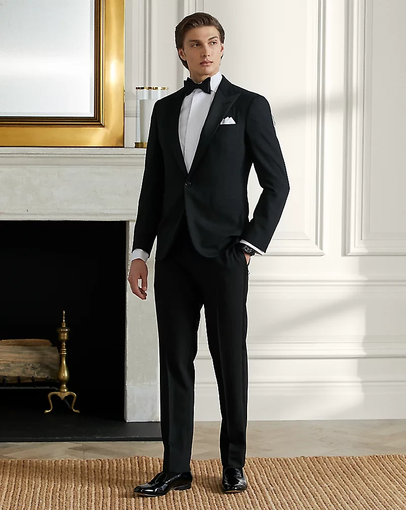 Gregory Hand-Tailored Wool Peak Tuxedo