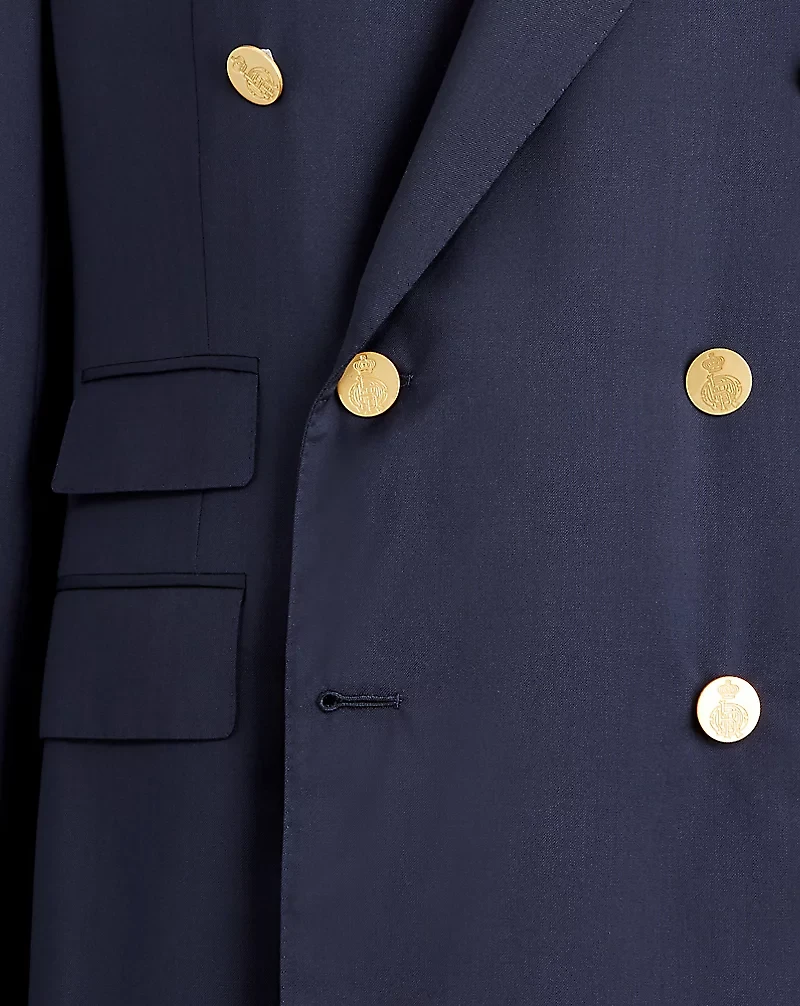 Gregory Hand-Tailored Wool Serge Blazer