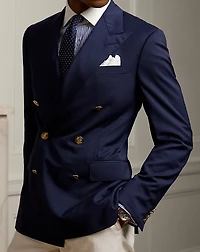 Gregory Hand-Tailored Wool Serge Blazer