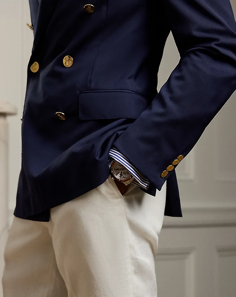 Gregory Hand-Tailored Wool Serge Blazer