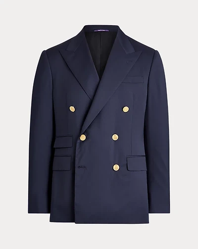 Gregory Hand-Tailored Wool Serge Blazer