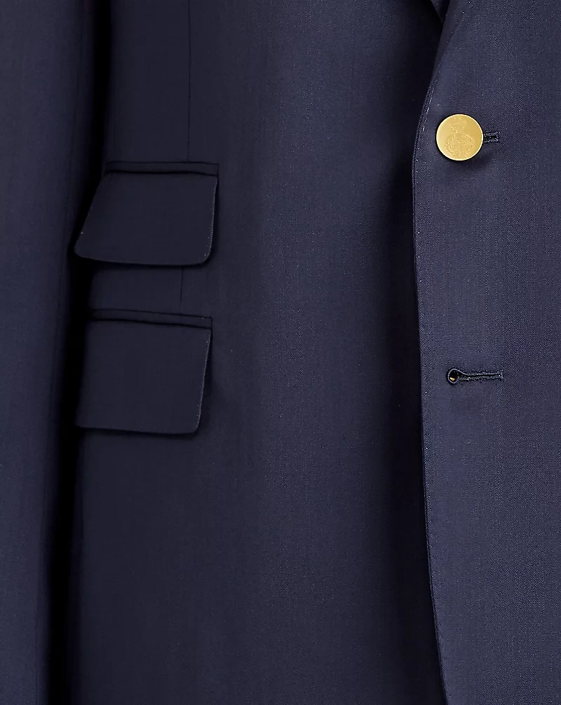 Gregory Hand-Tailored Wool Serge Blazer