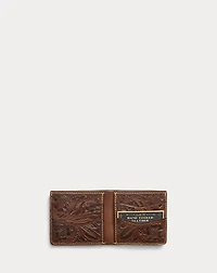 Hand-Tooled Leather Billfold