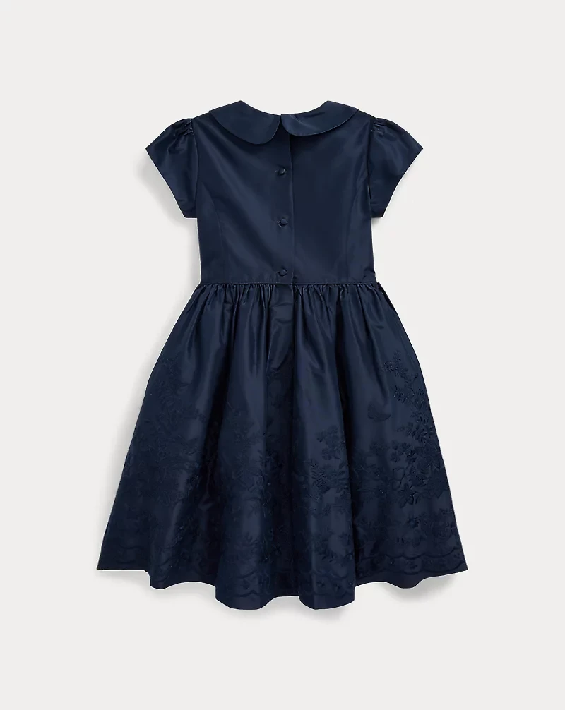 Embroidered Silk Dress
