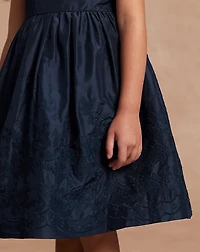 Embroidered Silk Dress