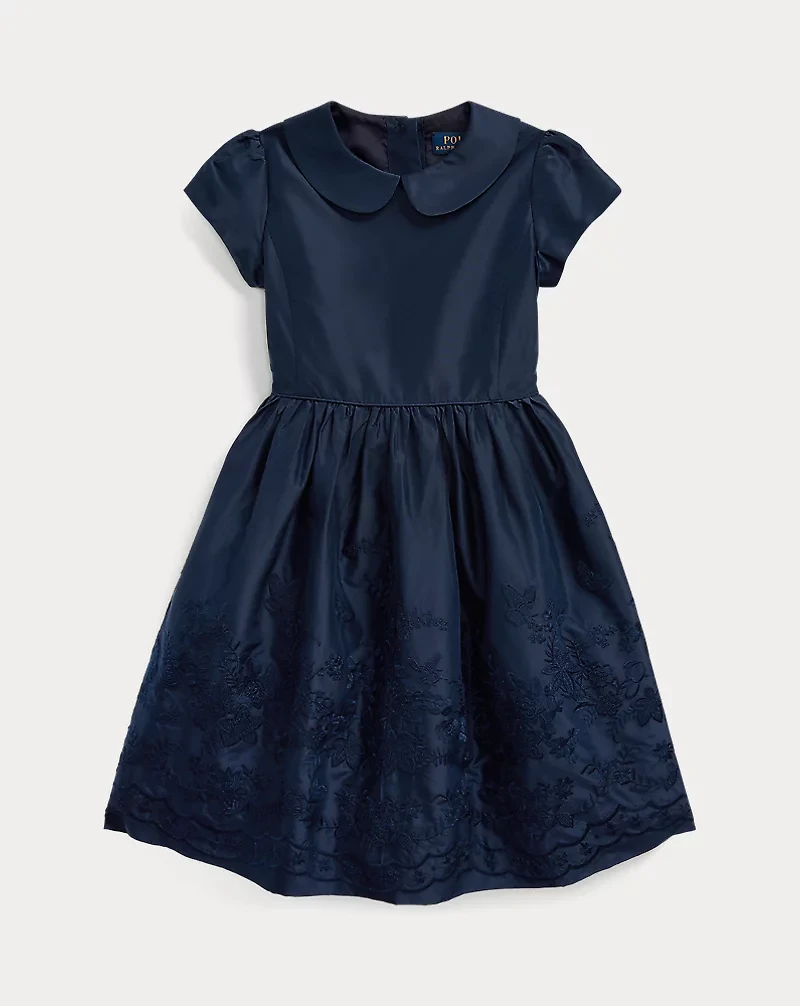 Embroidered Silk Dress