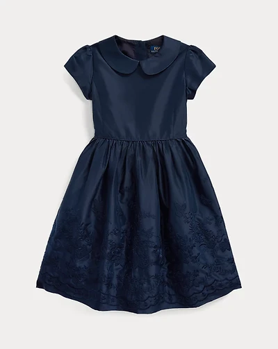 Embroidered Silk Dress