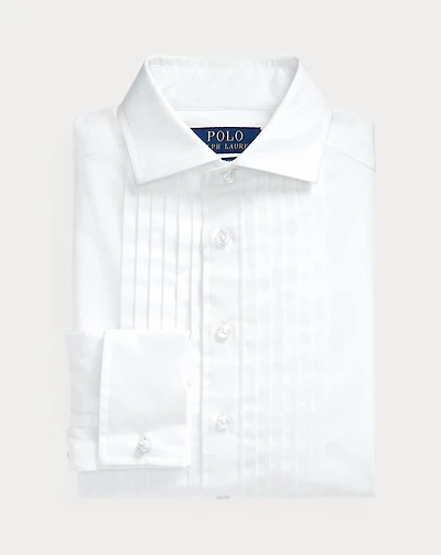 Slim Fit Cotton Poplin Tuxedo Shirt