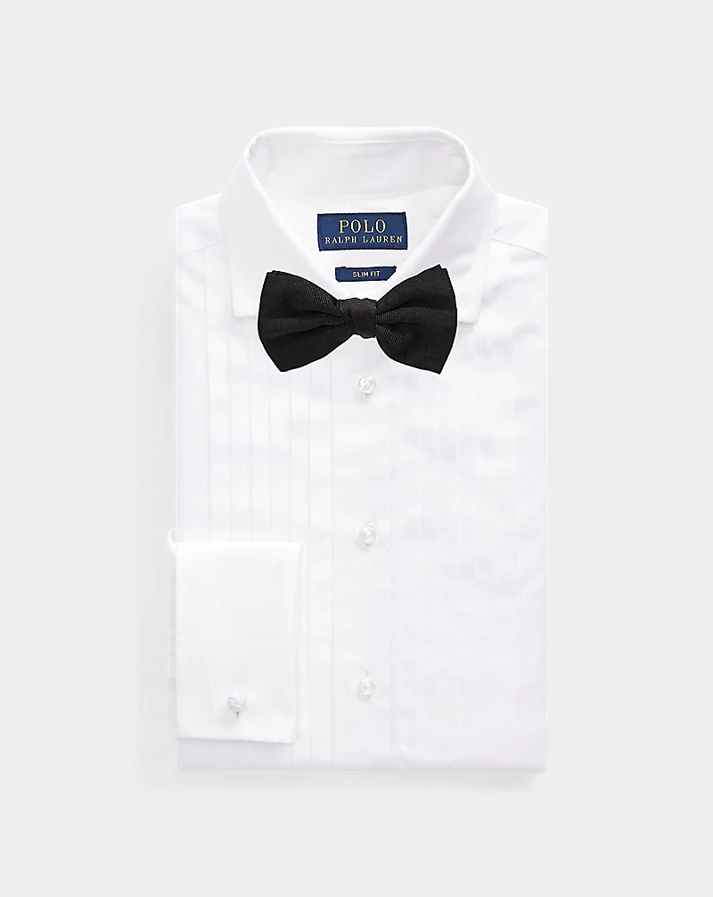 Slim Fit Cotton Poplin Tuxedo Shirt