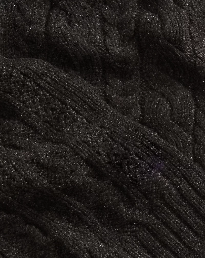 Cable-Knit Cashmere Scarf