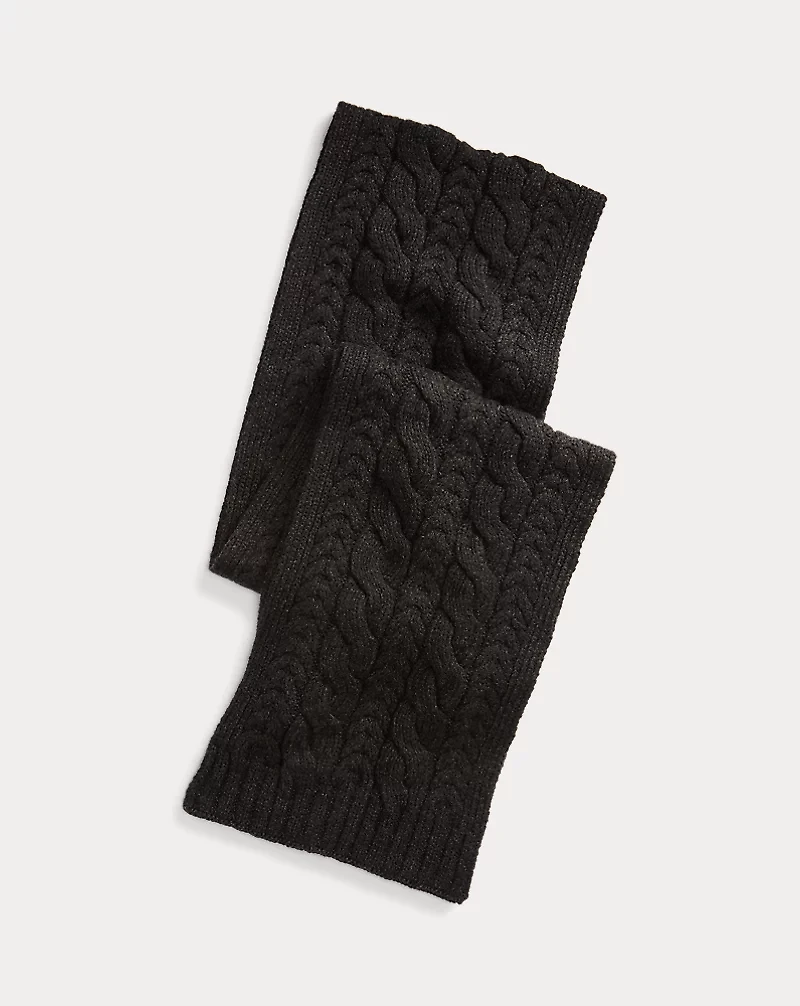 Cable-Knit Cashmere Scarf