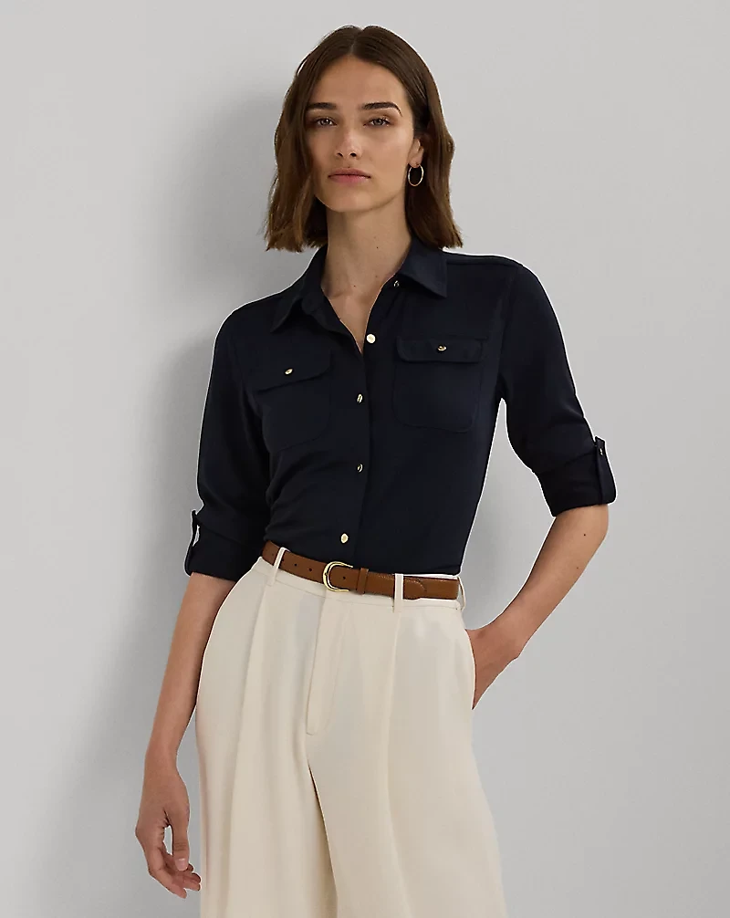 Roll-Tab Sleeve Shirt