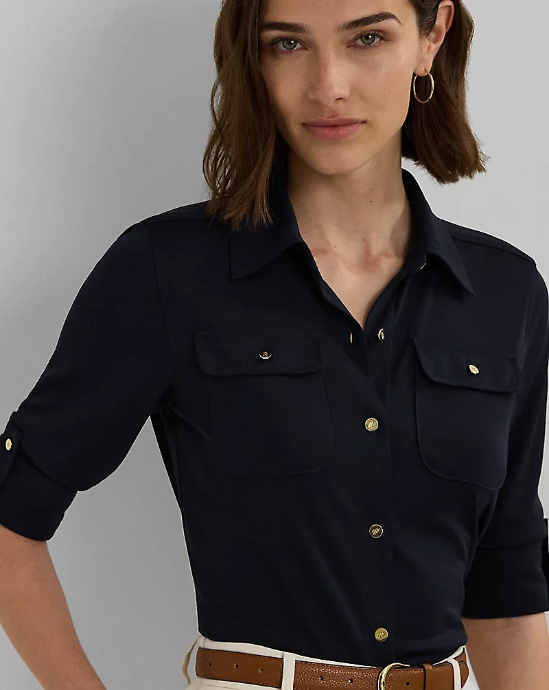 Roll-Tab Sleeve Shirt