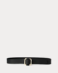 Slide-Buckle Leather Belt