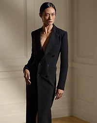 Kristian Silk Tuxedo Dress