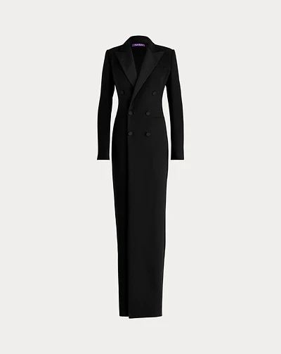 Kristian Silk Tuxedo Dress