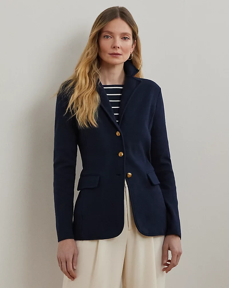 Cotton-Blend Blazer