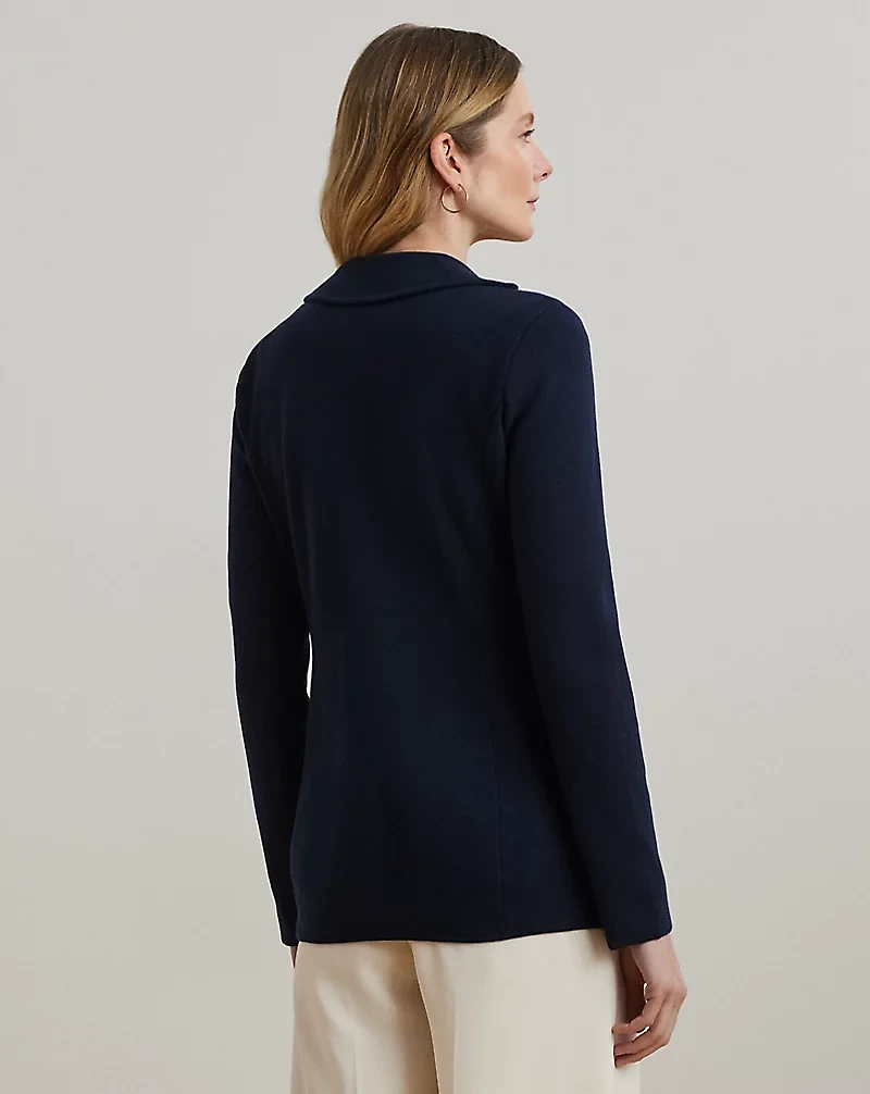 Cotton-Blend Blazer