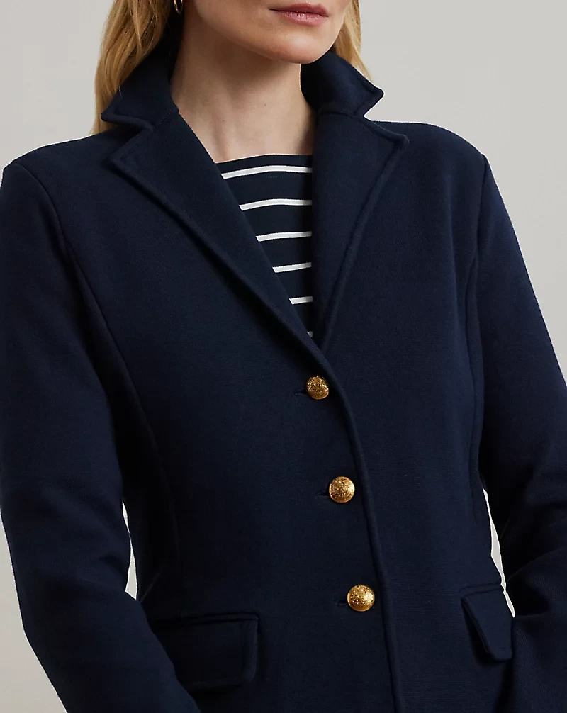 Cotton-Blend Blazer