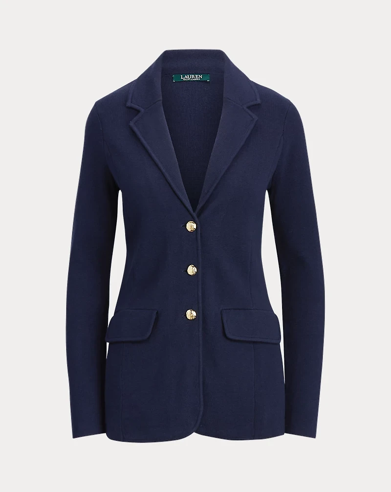 Cotton-Blend Blazer