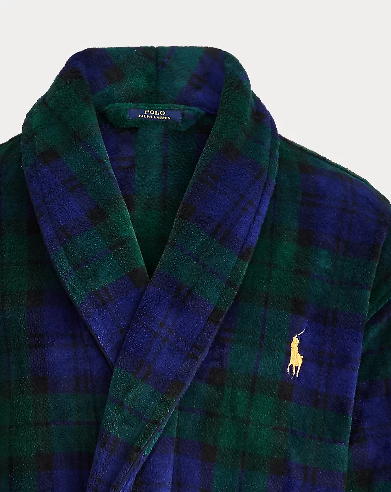 Tartan Plush Microfiber Robe