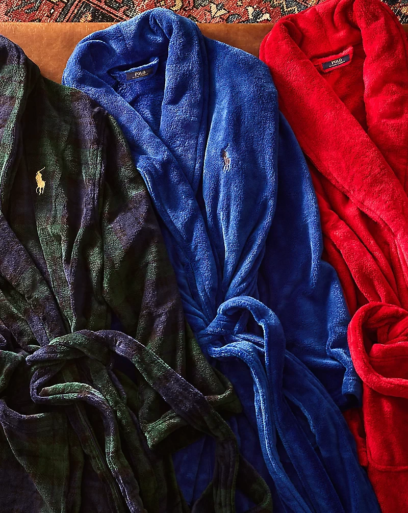 Tartan Plush Microfiber Robe