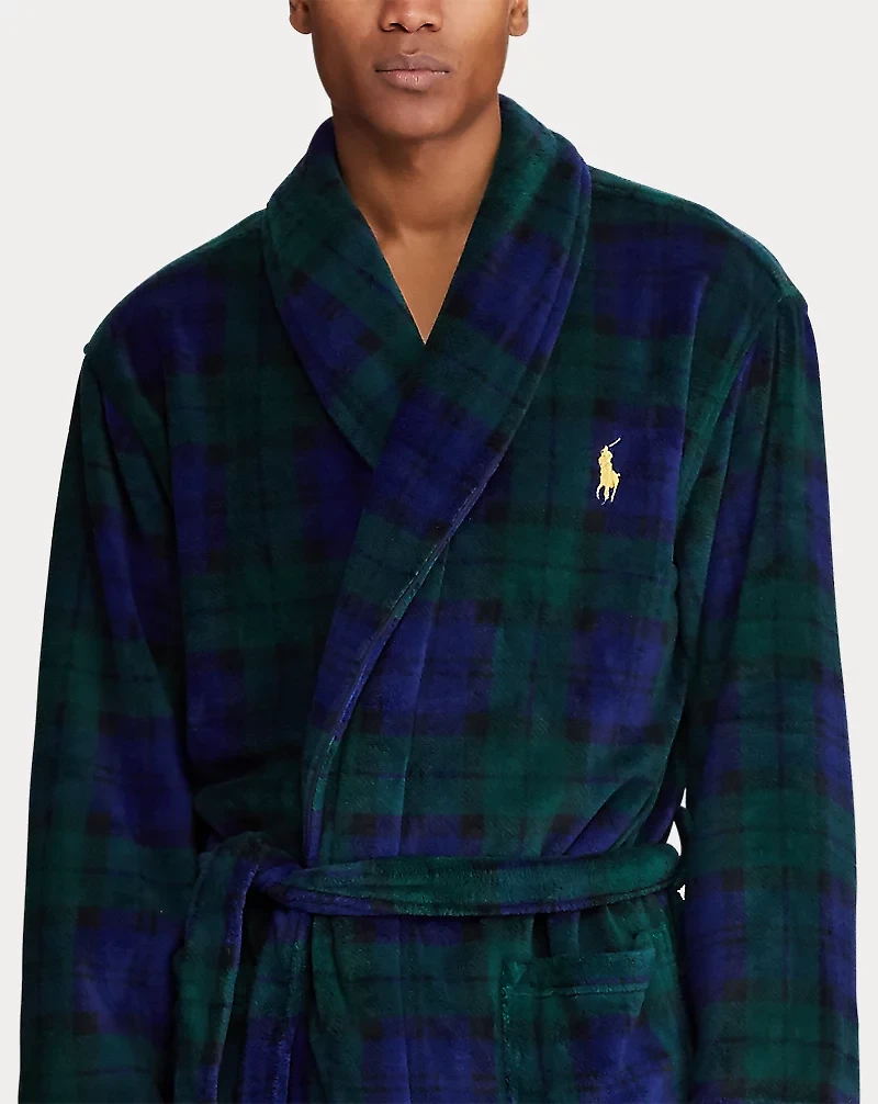 Tartan Plush Microfiber Robe