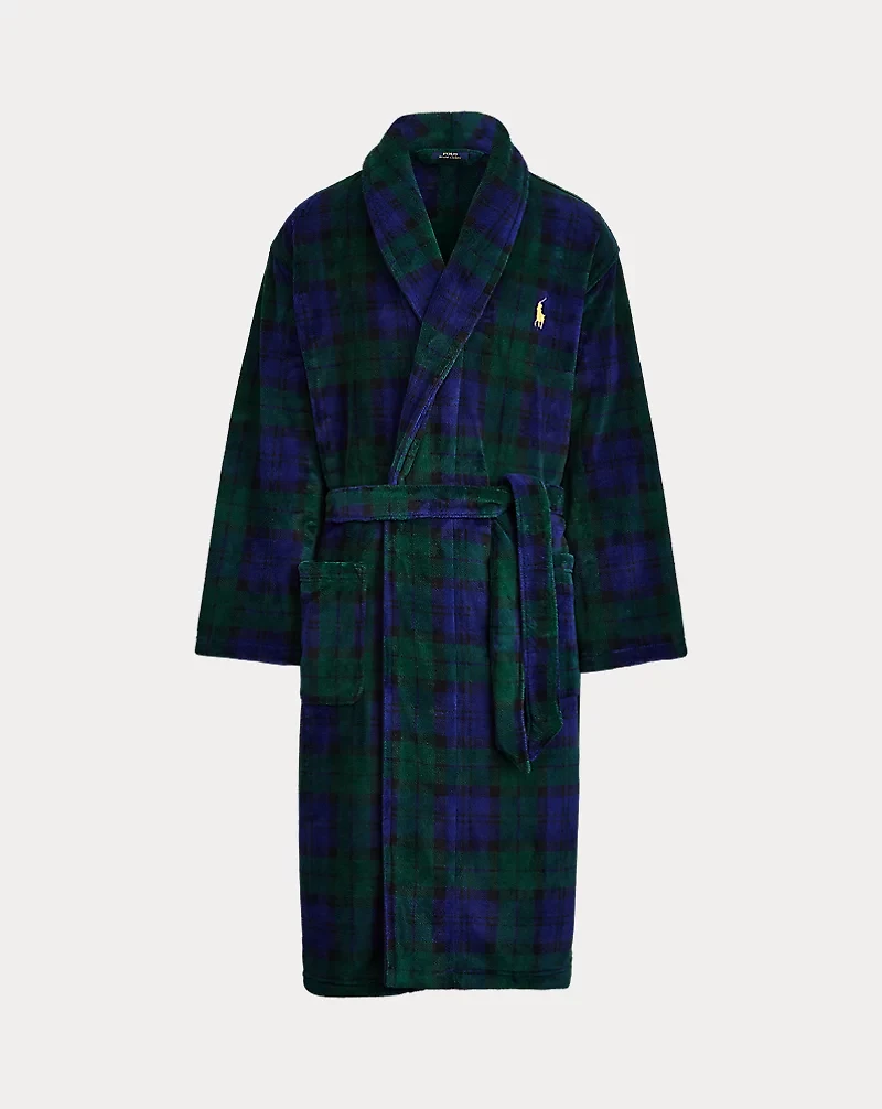 Tartan Plush Microfiber Robe