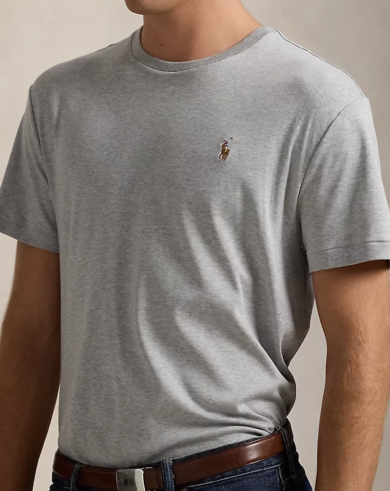 Classic Fit Soft Cotton Crewneck T-Shirt